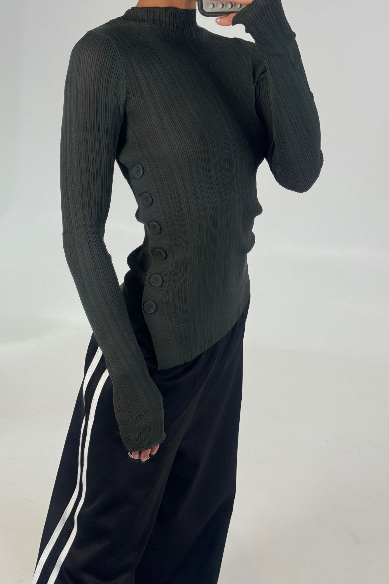 Tyler Sheer Top Emerald