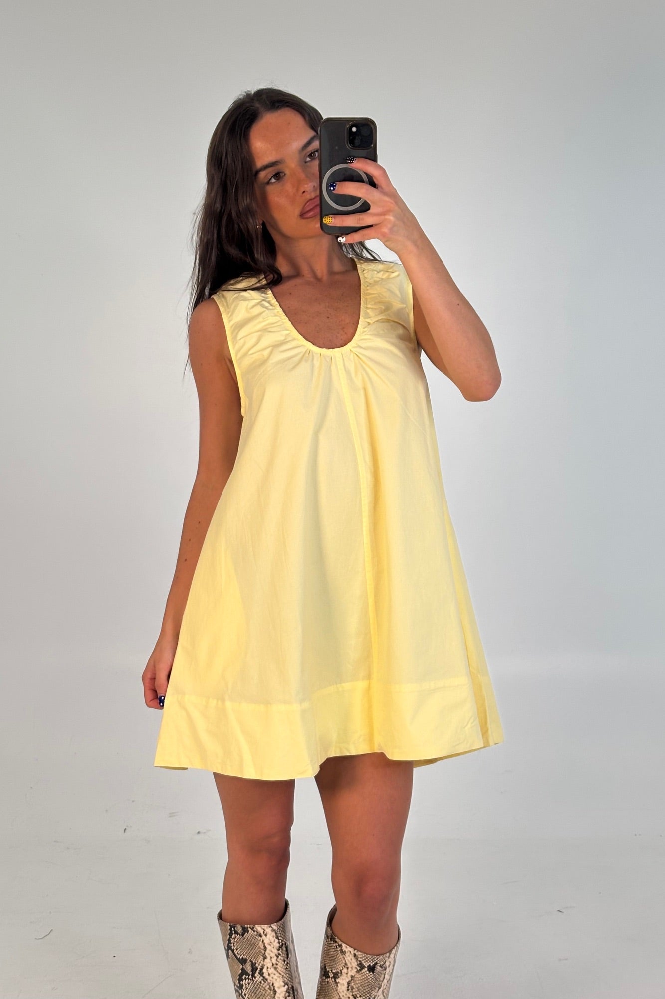 Sydney Mini Dress Lemon
