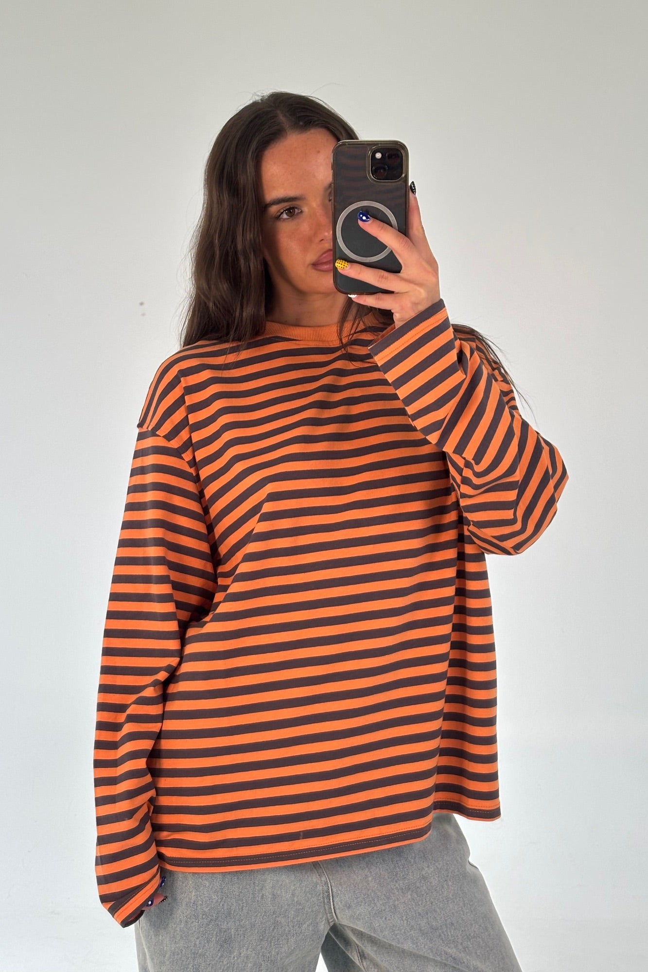 Asher Long Sleeve Tangerine