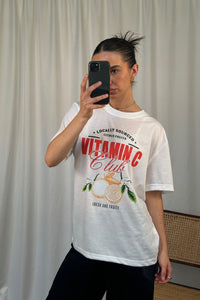 Vitamin C Club Tee White