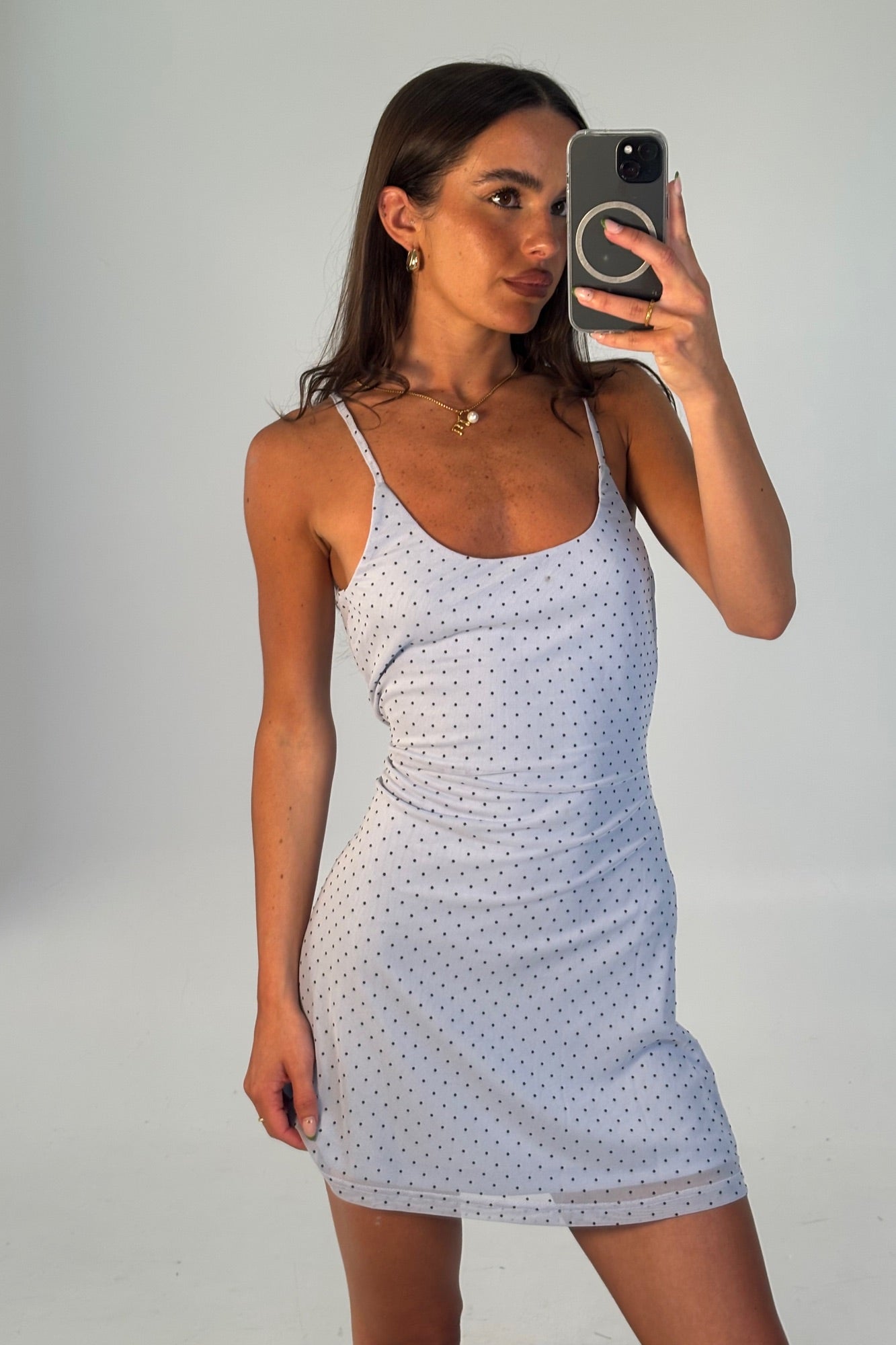 Malia Mini Dress Baby Blue