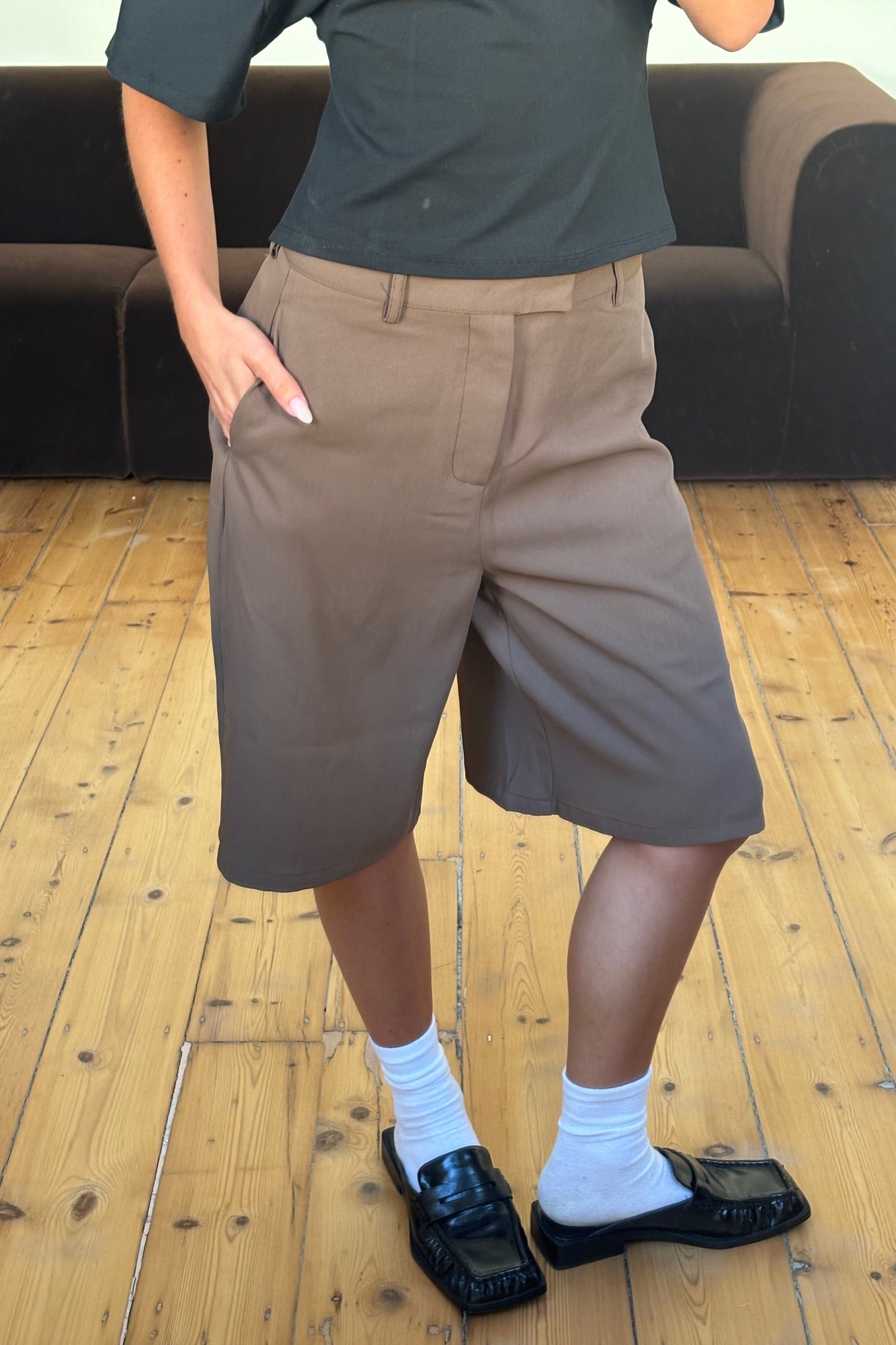 Brooks Bermuda Short Chocolate