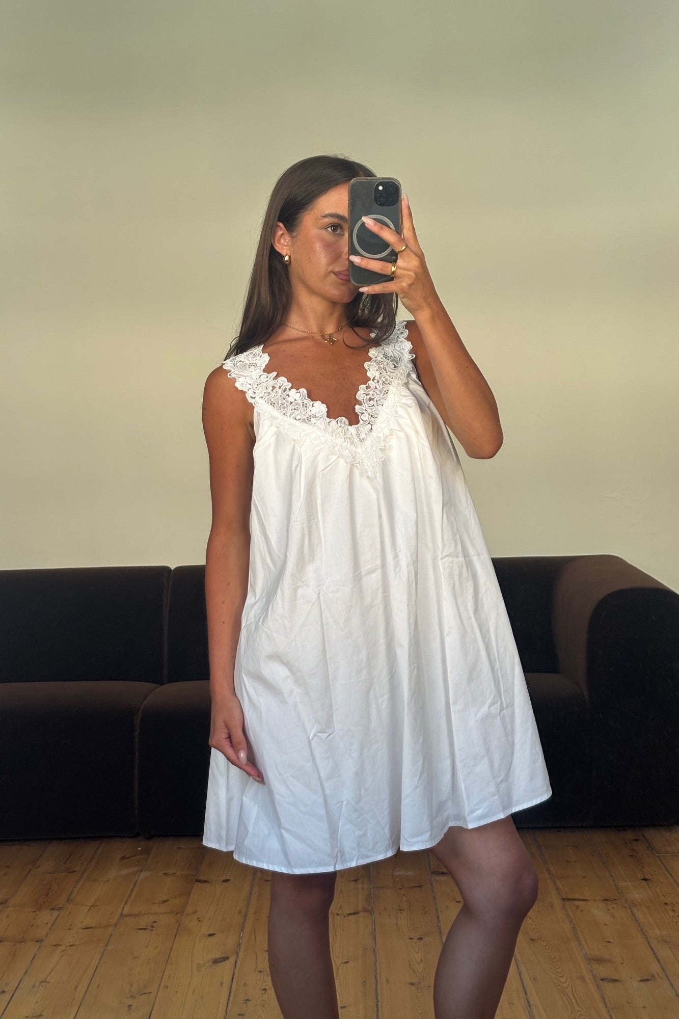 Mya Mini Dress White