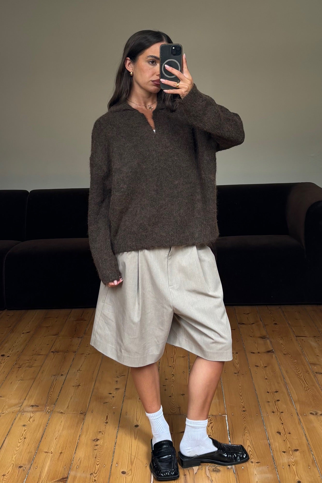 Wren Knit Jumper Chocolate