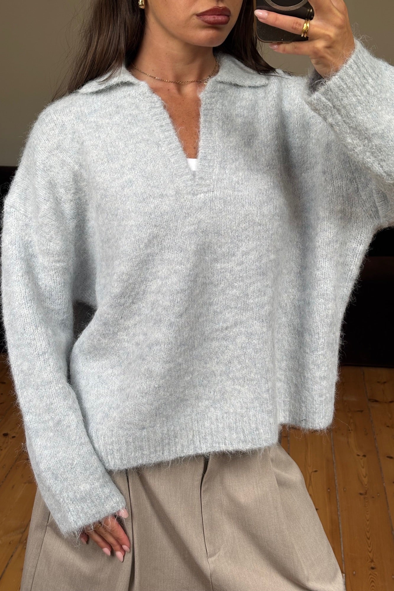 Wren Knit Jumper Grey