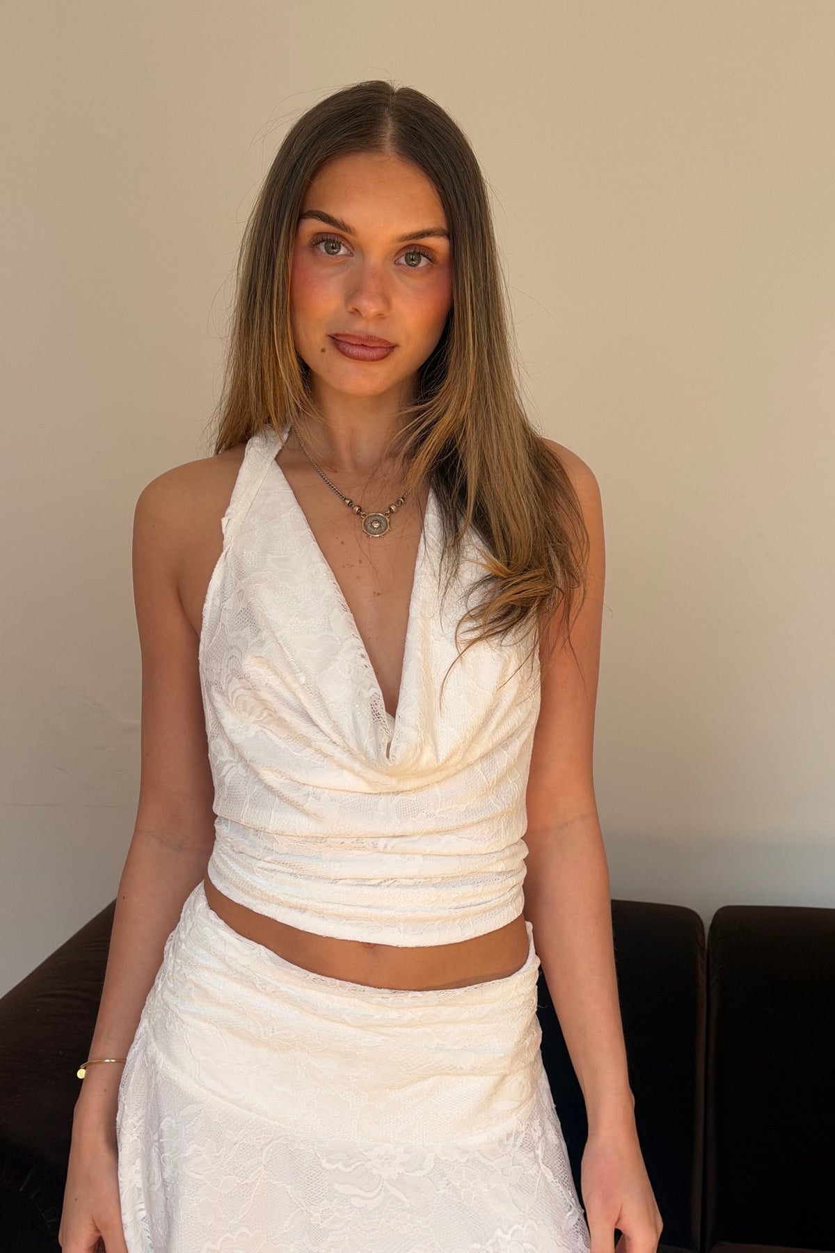 Lulu Lace Top White