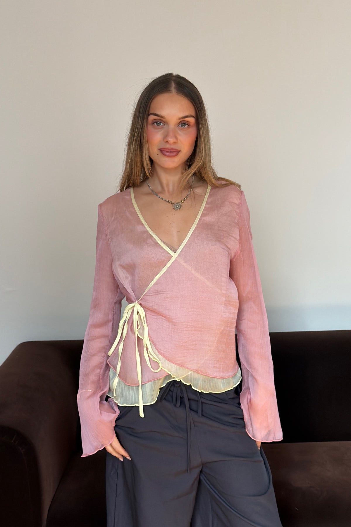 Ellery Sheer Top Candy