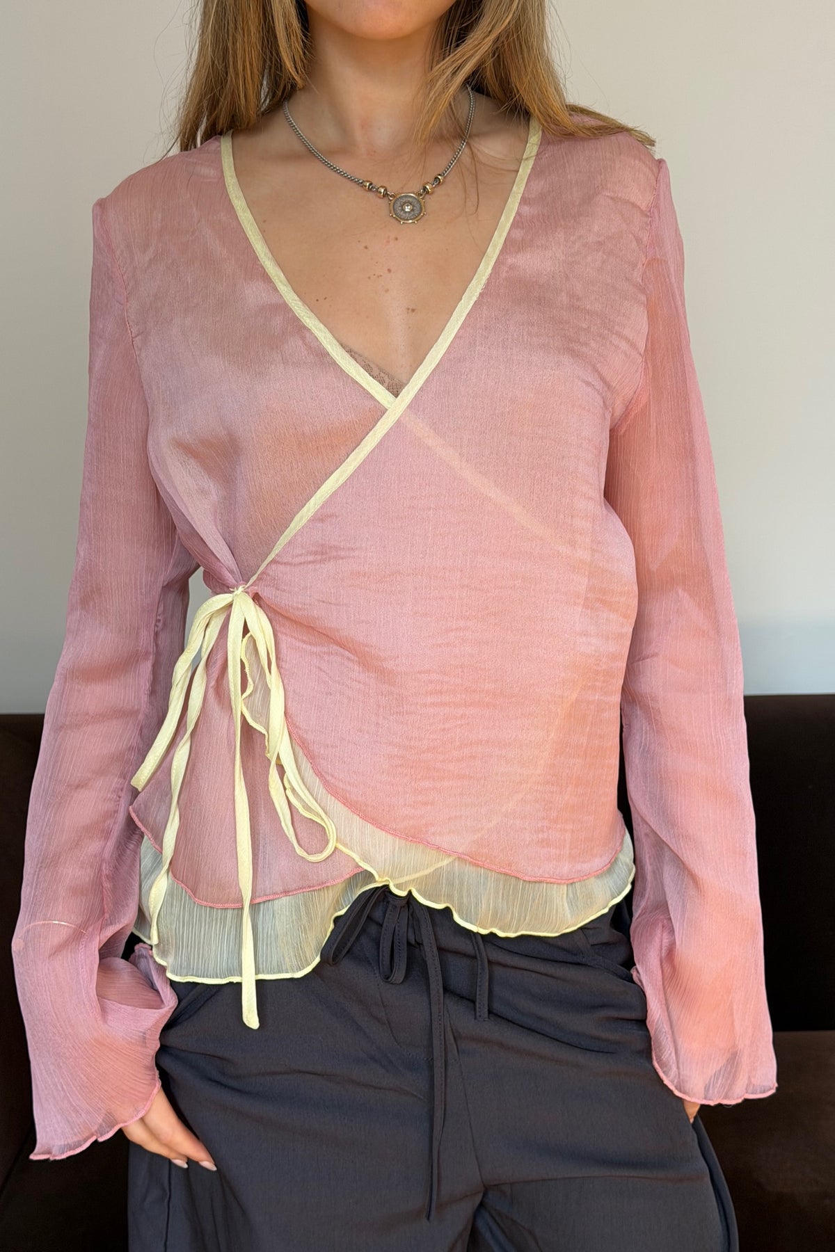 Ellery Sheer Top Candy