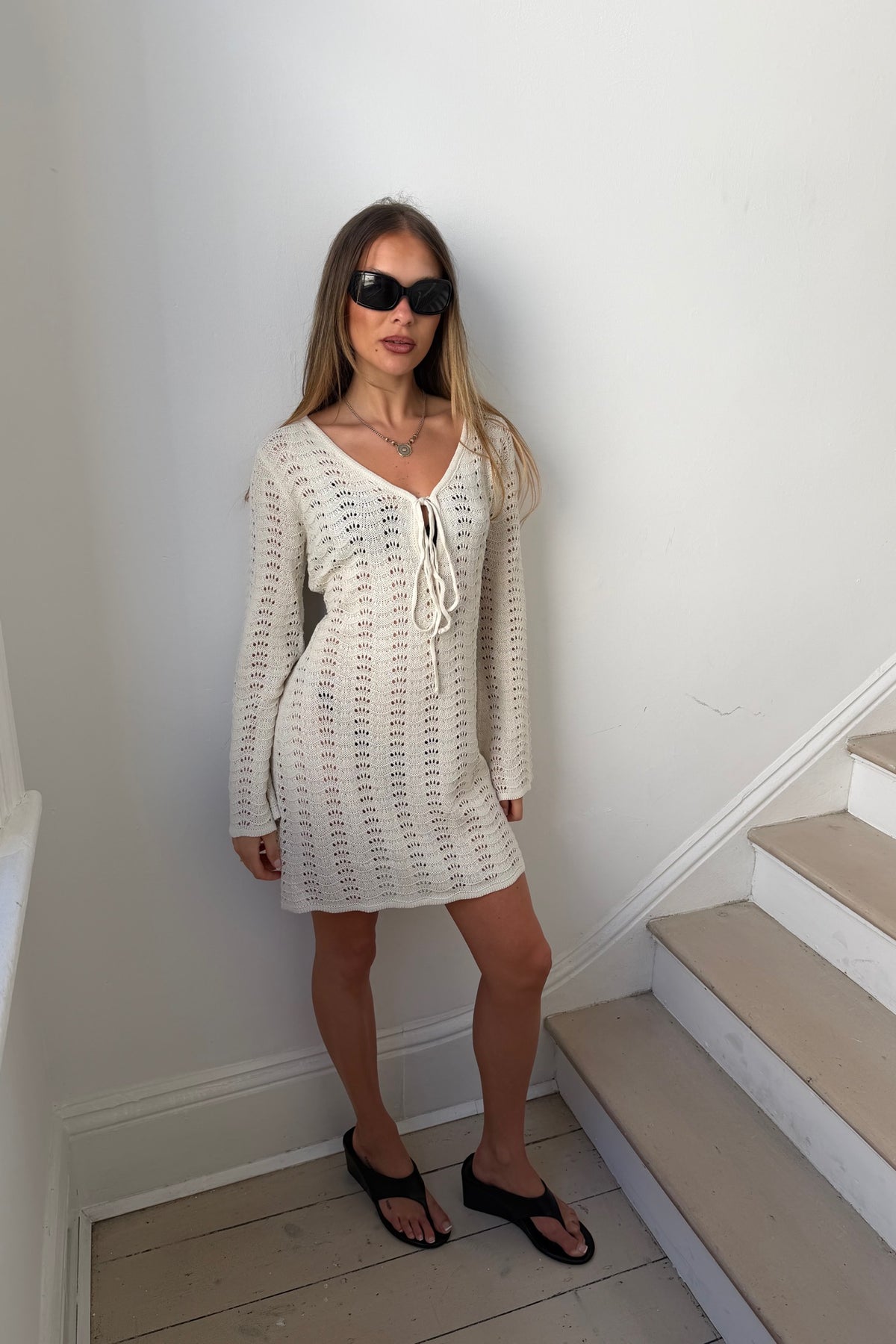 Aria Mini Dress Cream