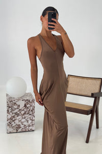 Stefani Dress Chocolate