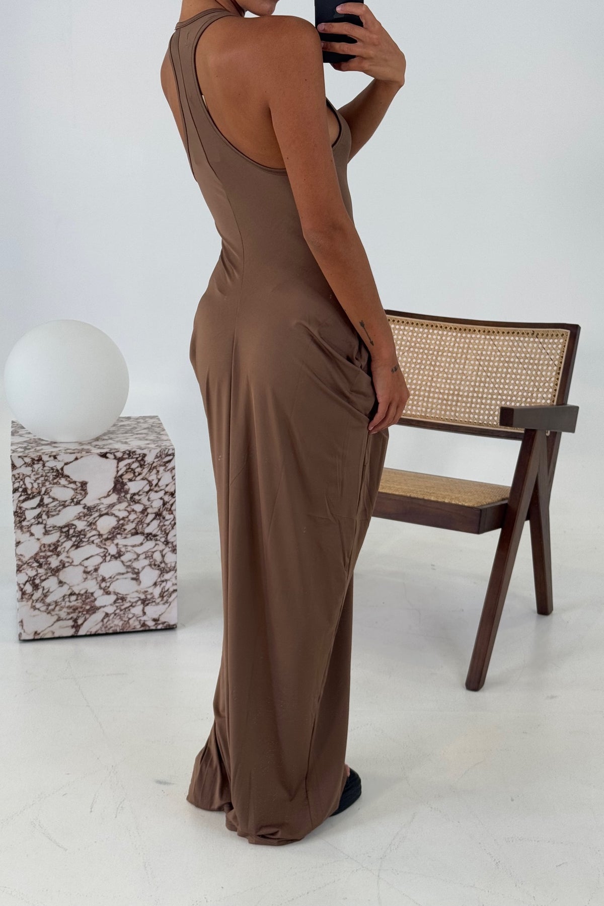 Stefani Dress Chocolate