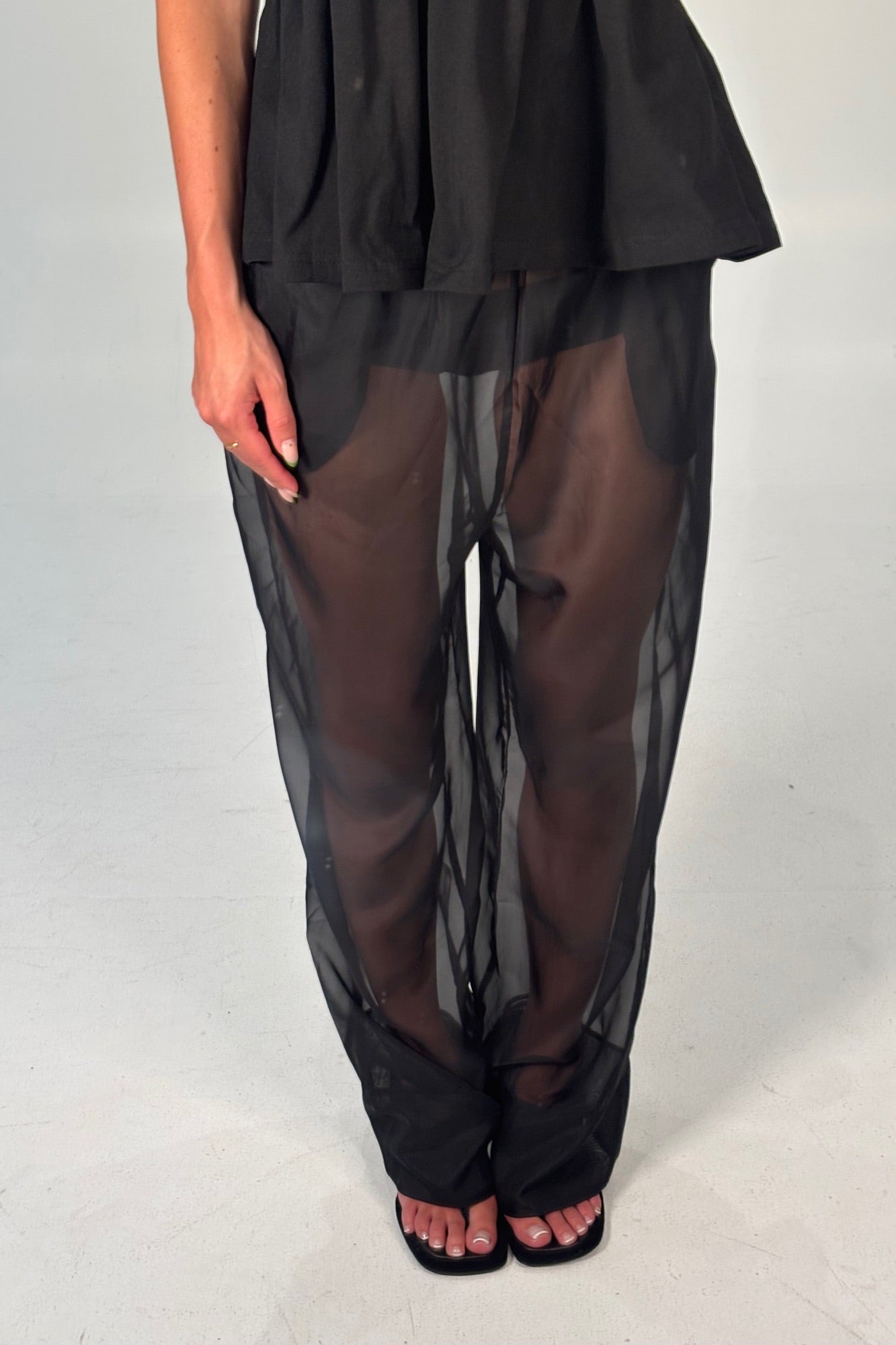 Tobias Sheer Pant Black