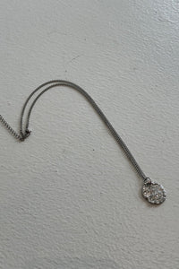 NTH Battered Pendant Necklace Silver