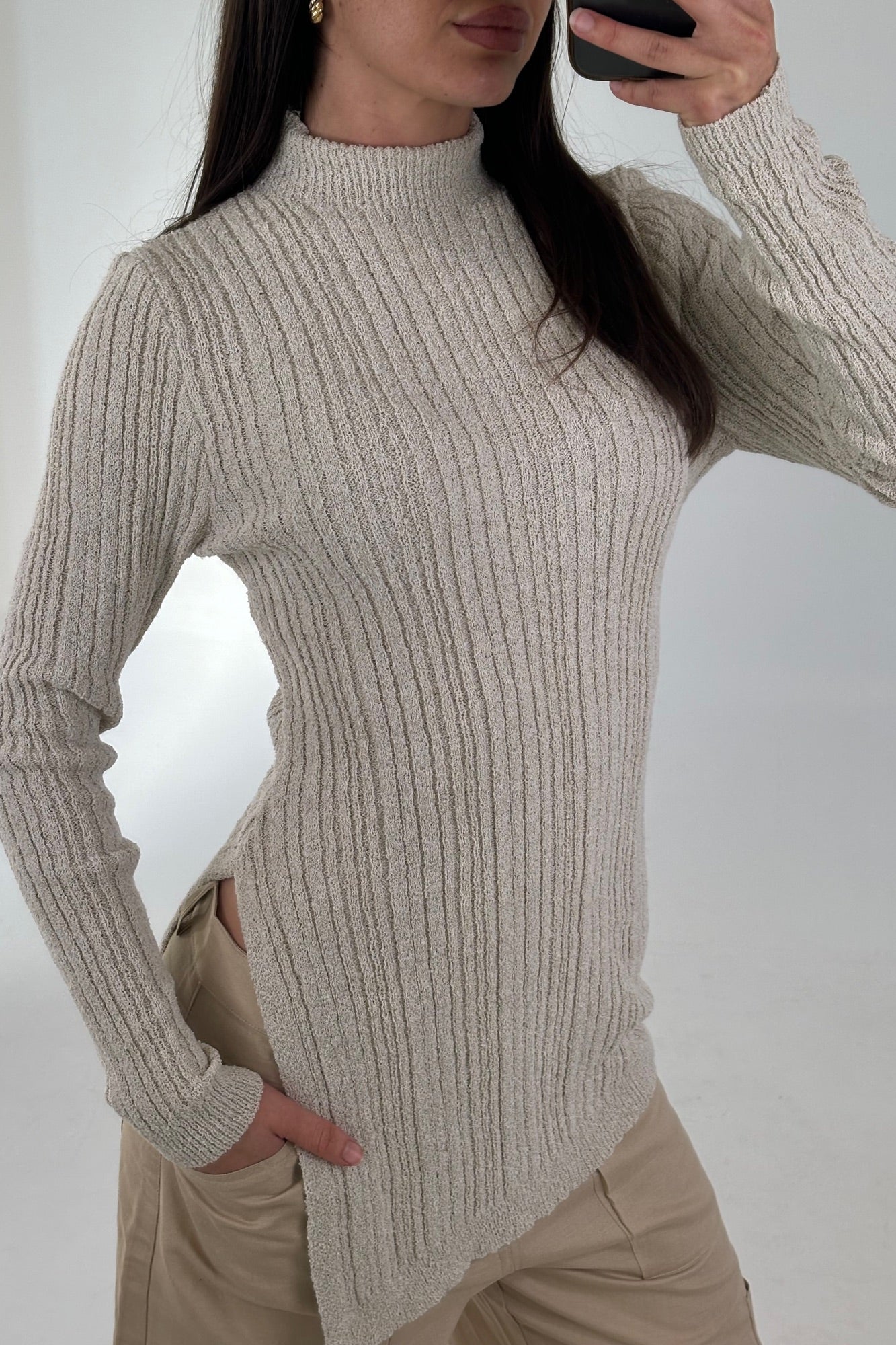 Lexa Knit Top Oat