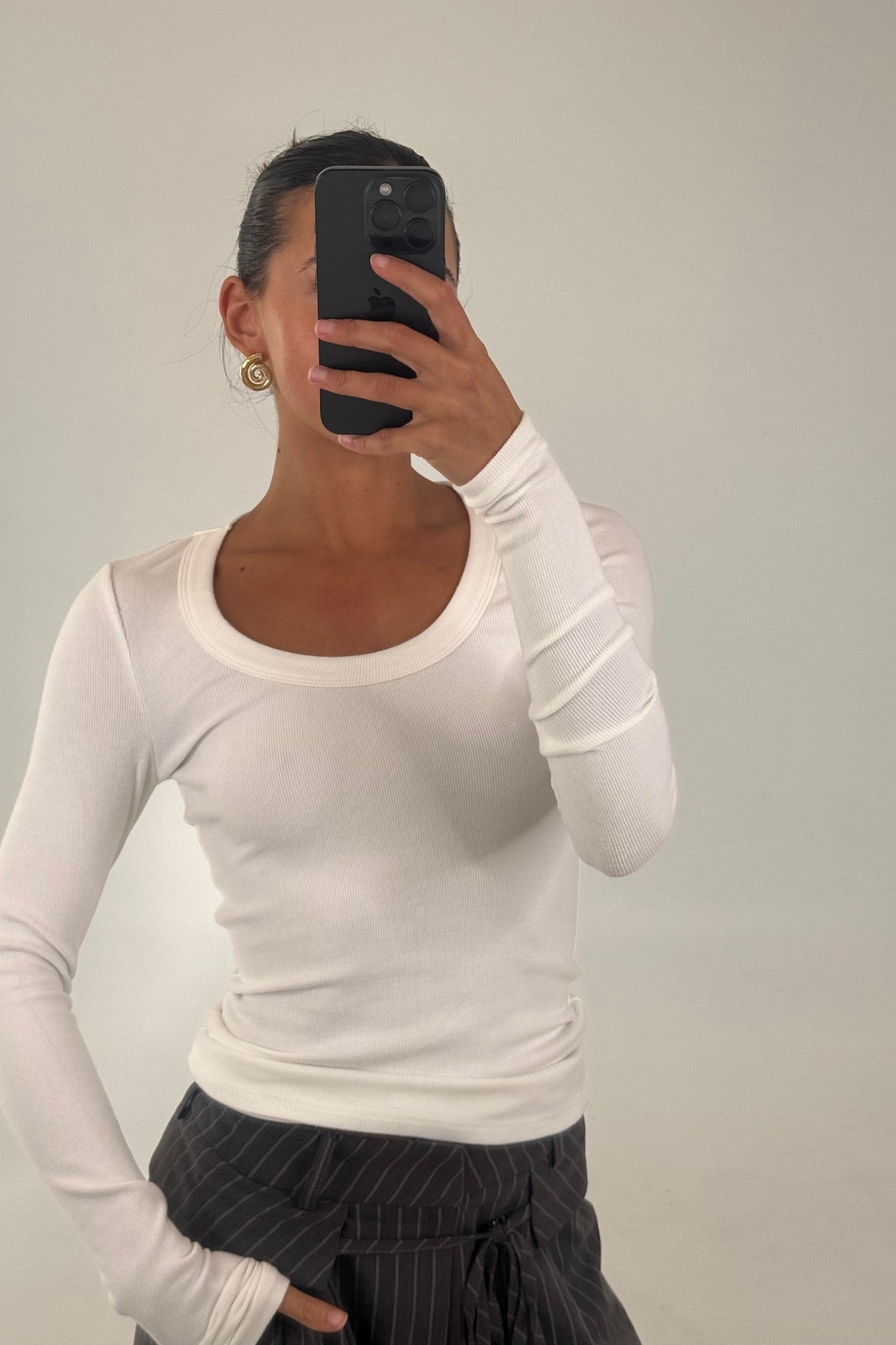 Giselle Long Sleeve White