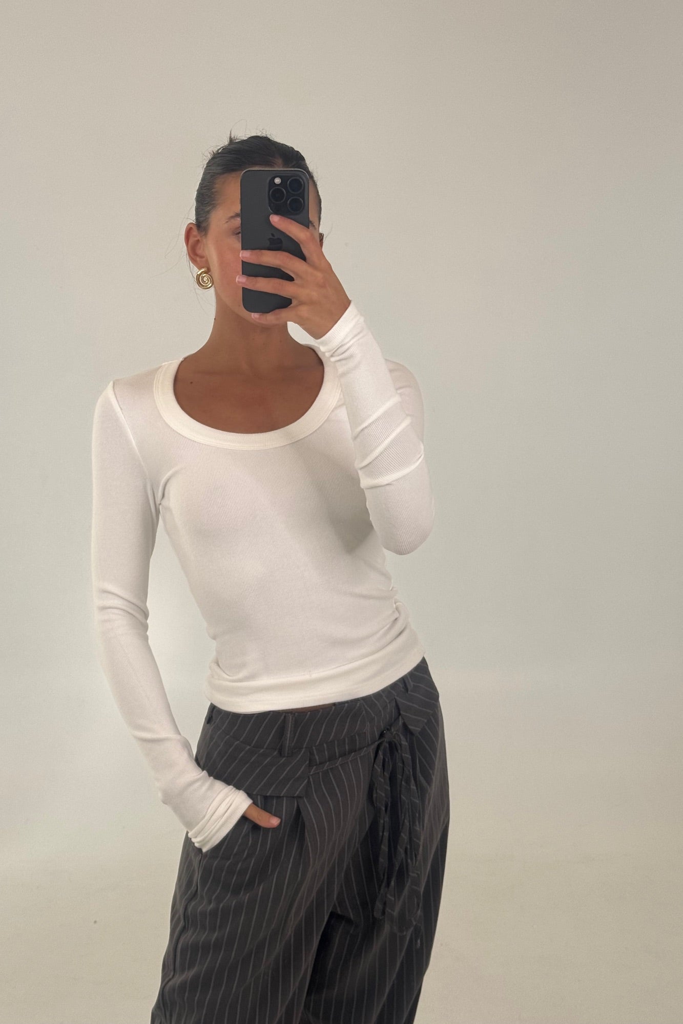 Giselle Long Sleeve White