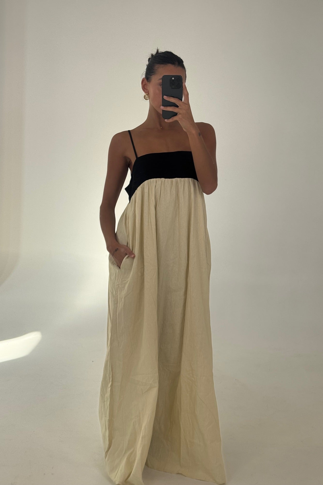 Marianne Maxi Dress Beige
