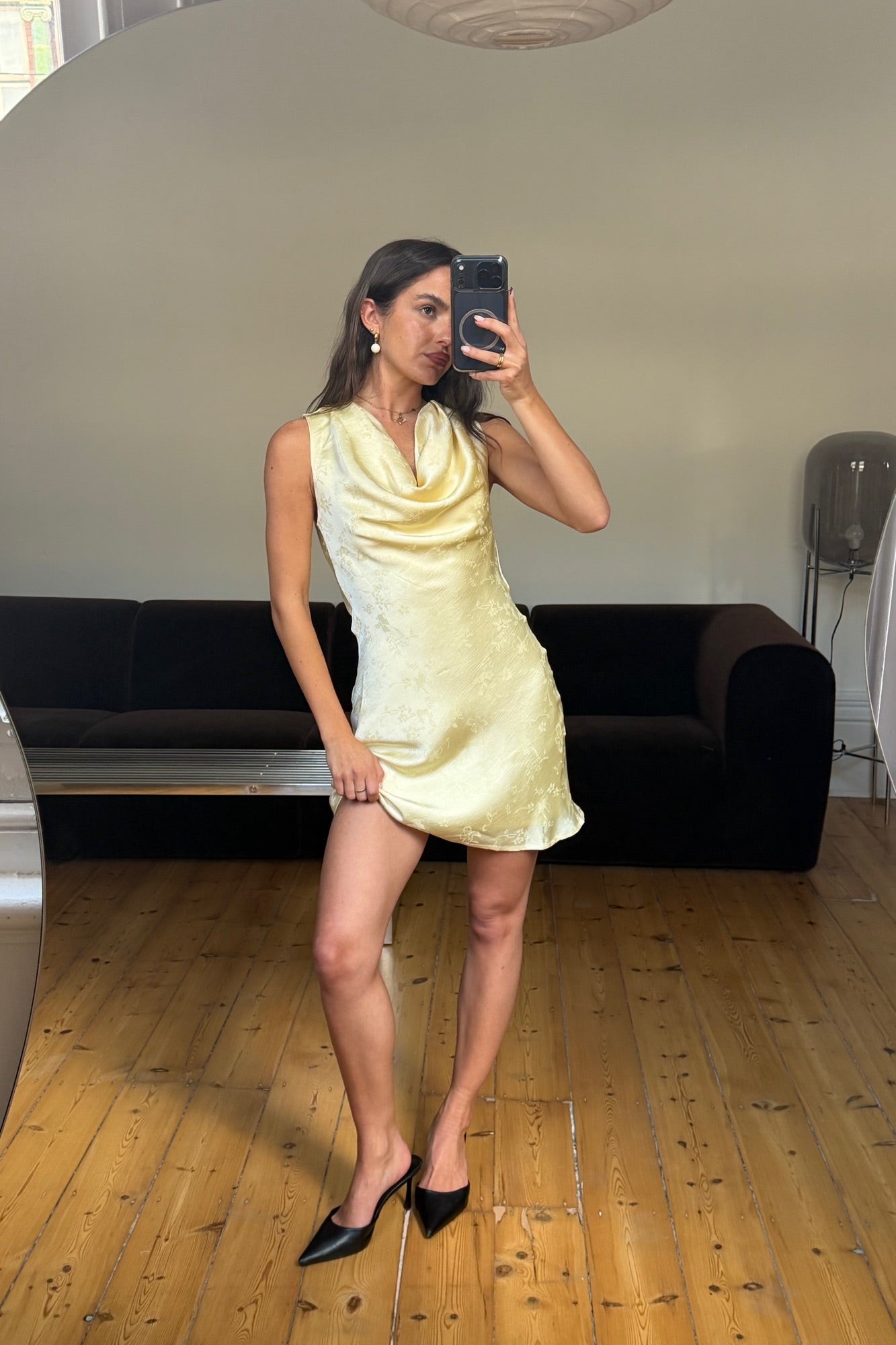 Ivana Mini Dress Lemon