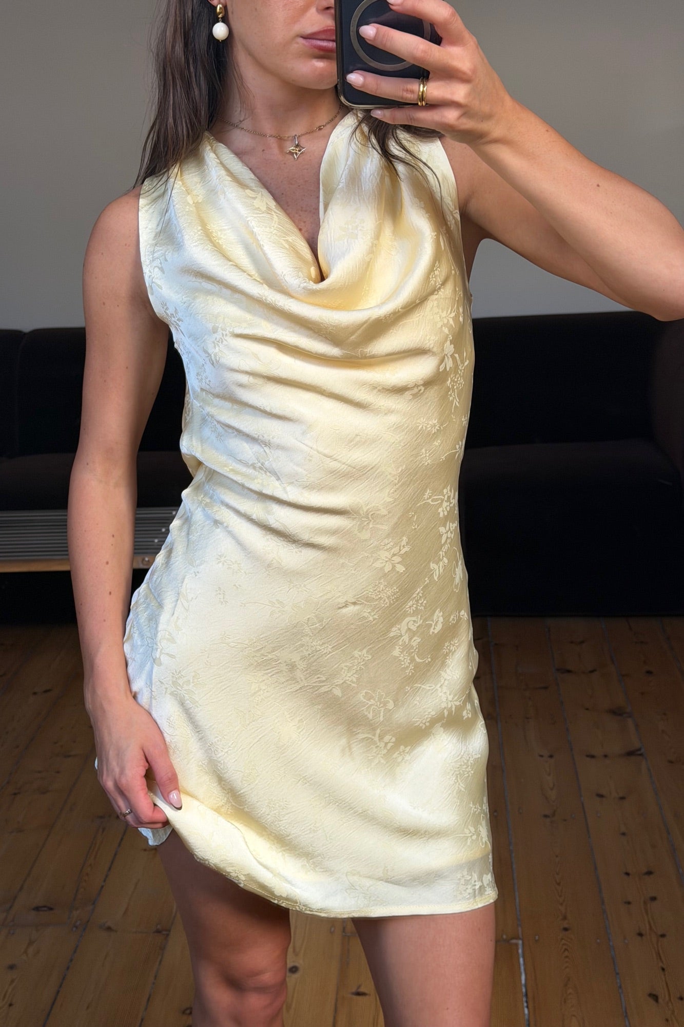 Ivana Mini Dress Lemon