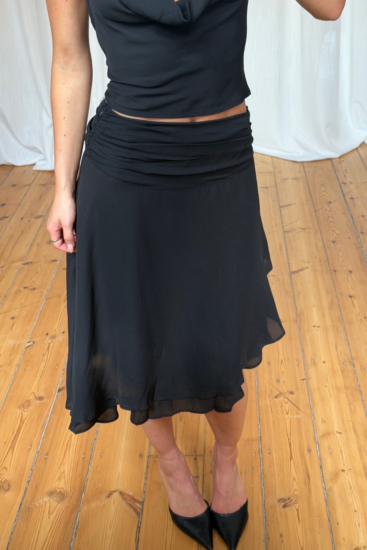 India Skirt Black