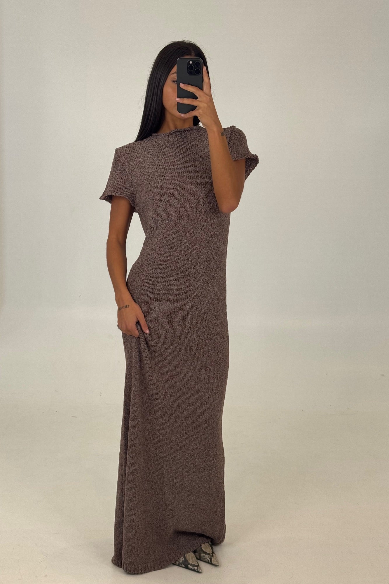 Jayda Maxi Dress Chocolate