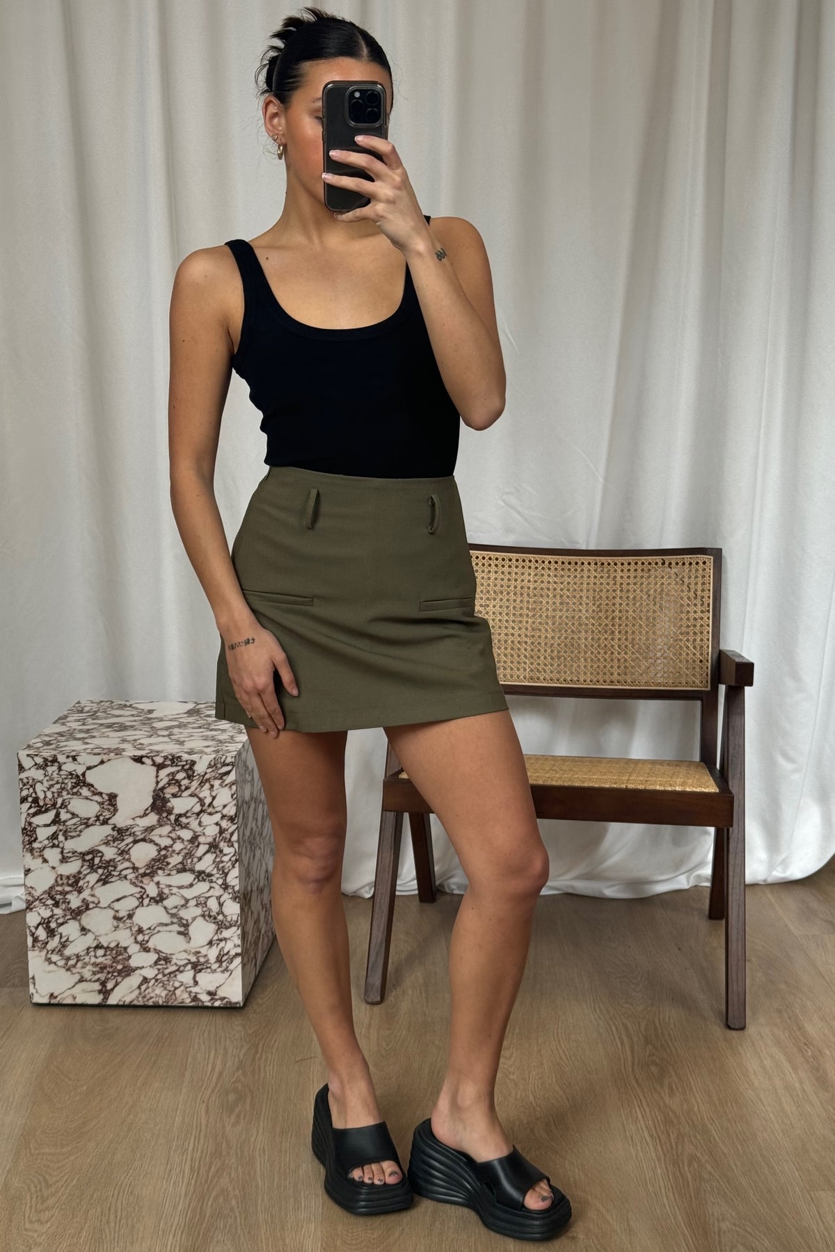 Samaya Skort Olive