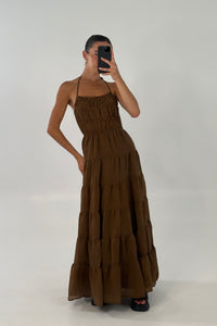 Esther Maxi Dress Chocolate