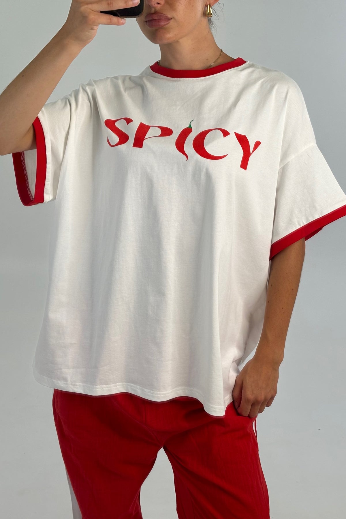 Spice Top Red/White