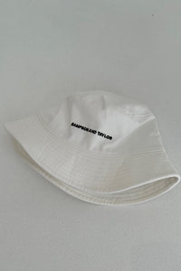 Bucket Hat Washed White