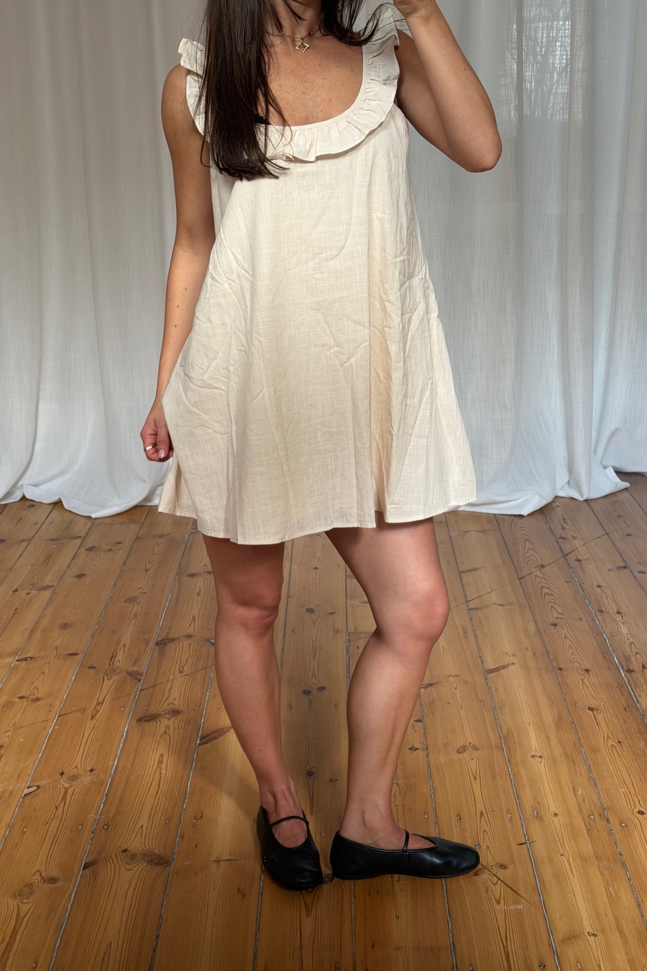 Perla Mini Dress Oat
