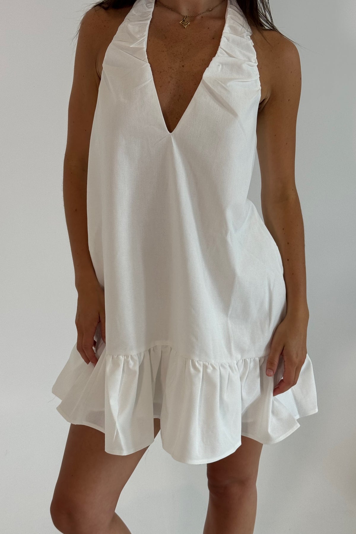 Monroe Mini Dress White