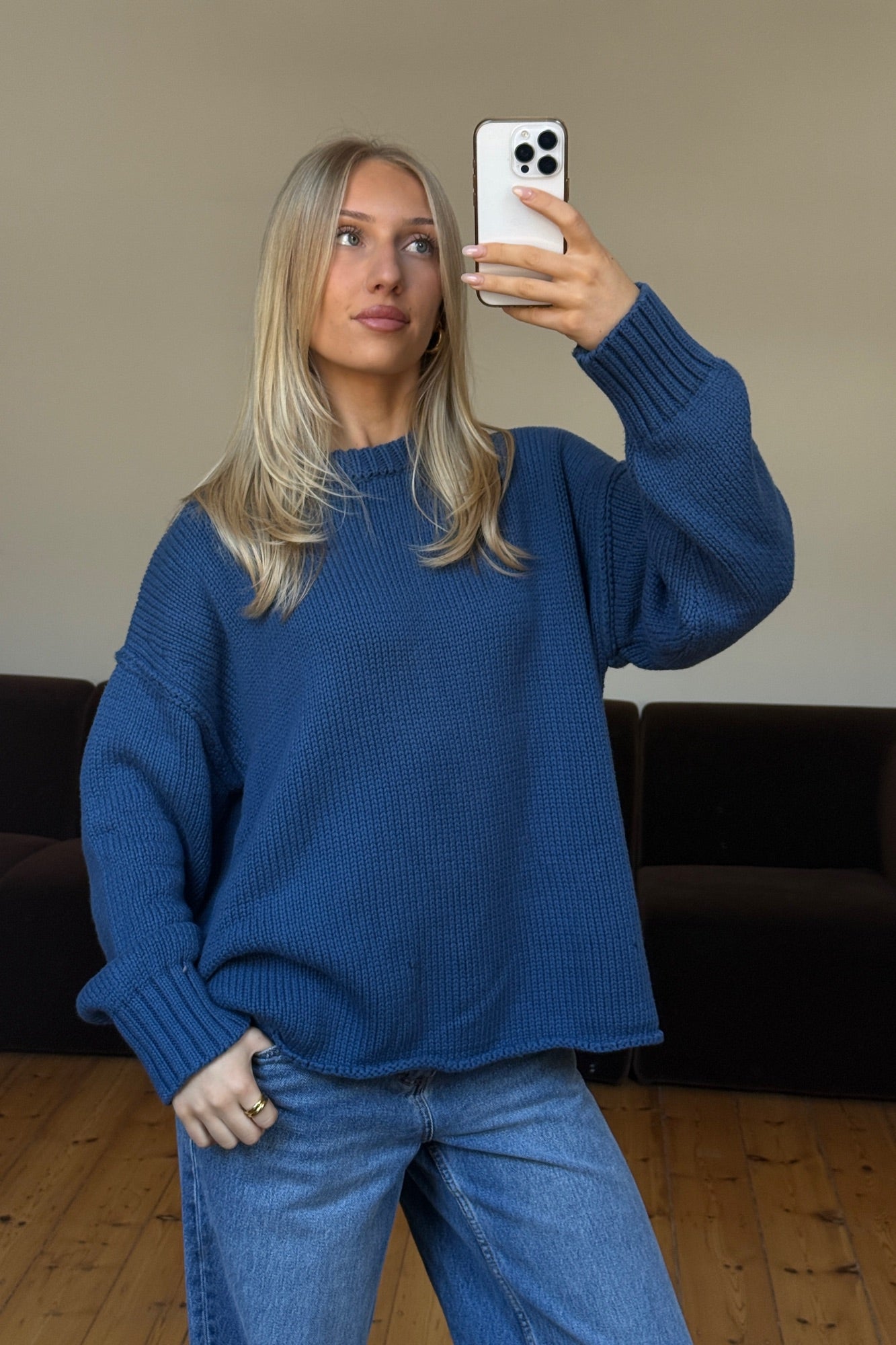 Nikova Knit Jumper Ocean