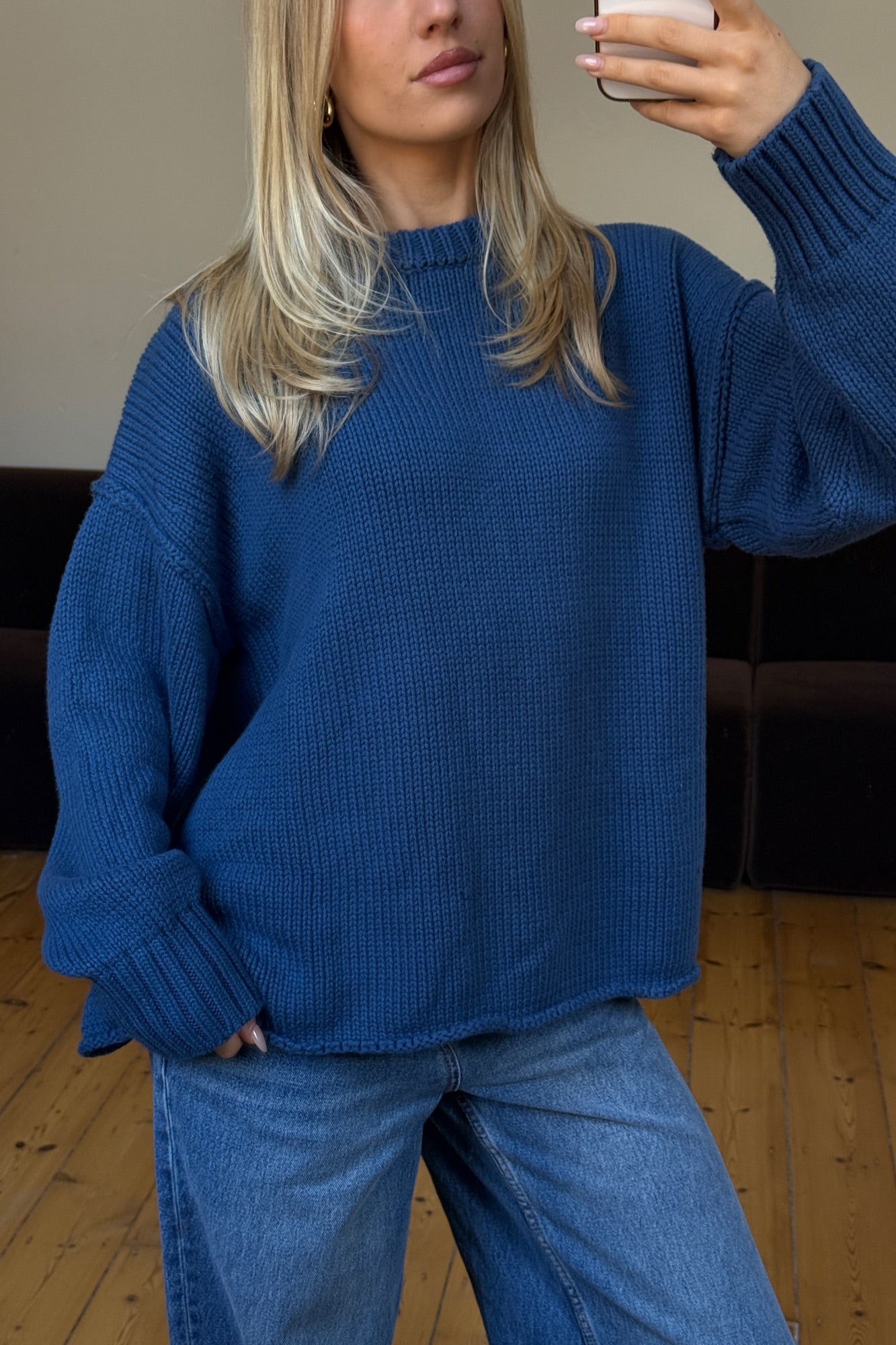 Nikova Knit Jumper Ocean