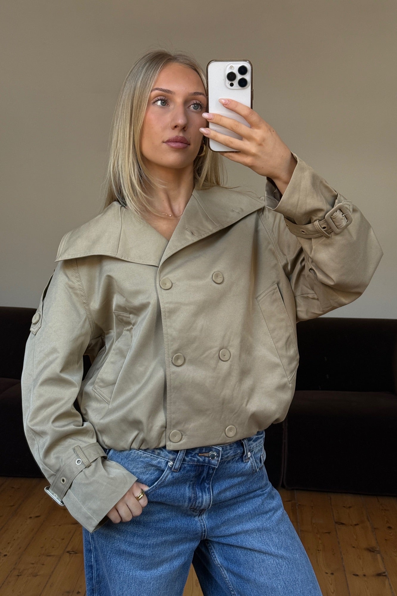 Goldie Trench Beige