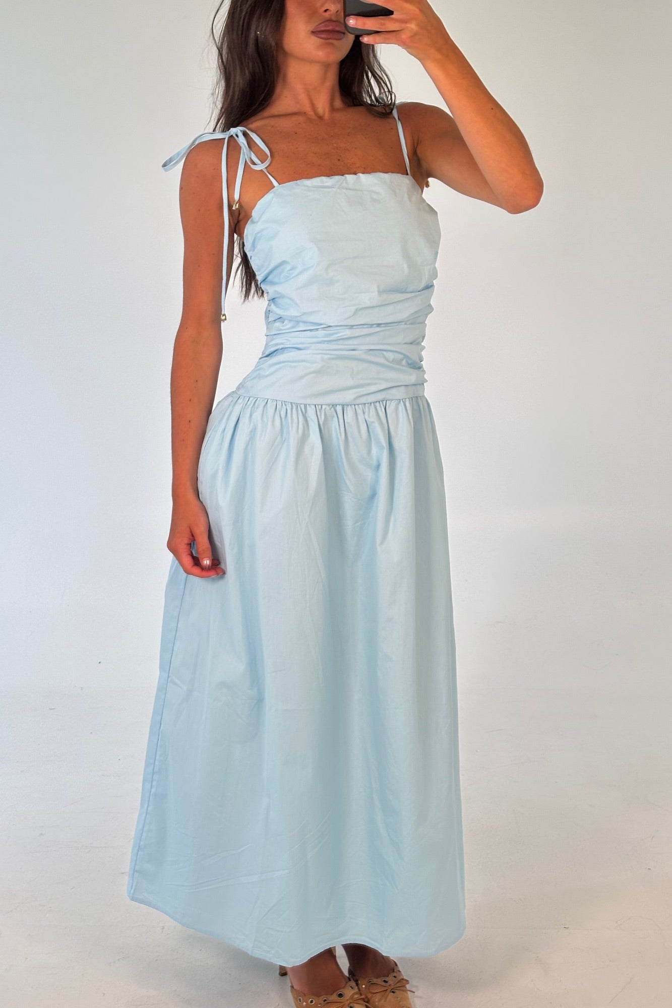 Liberty Maxi Dress Sky