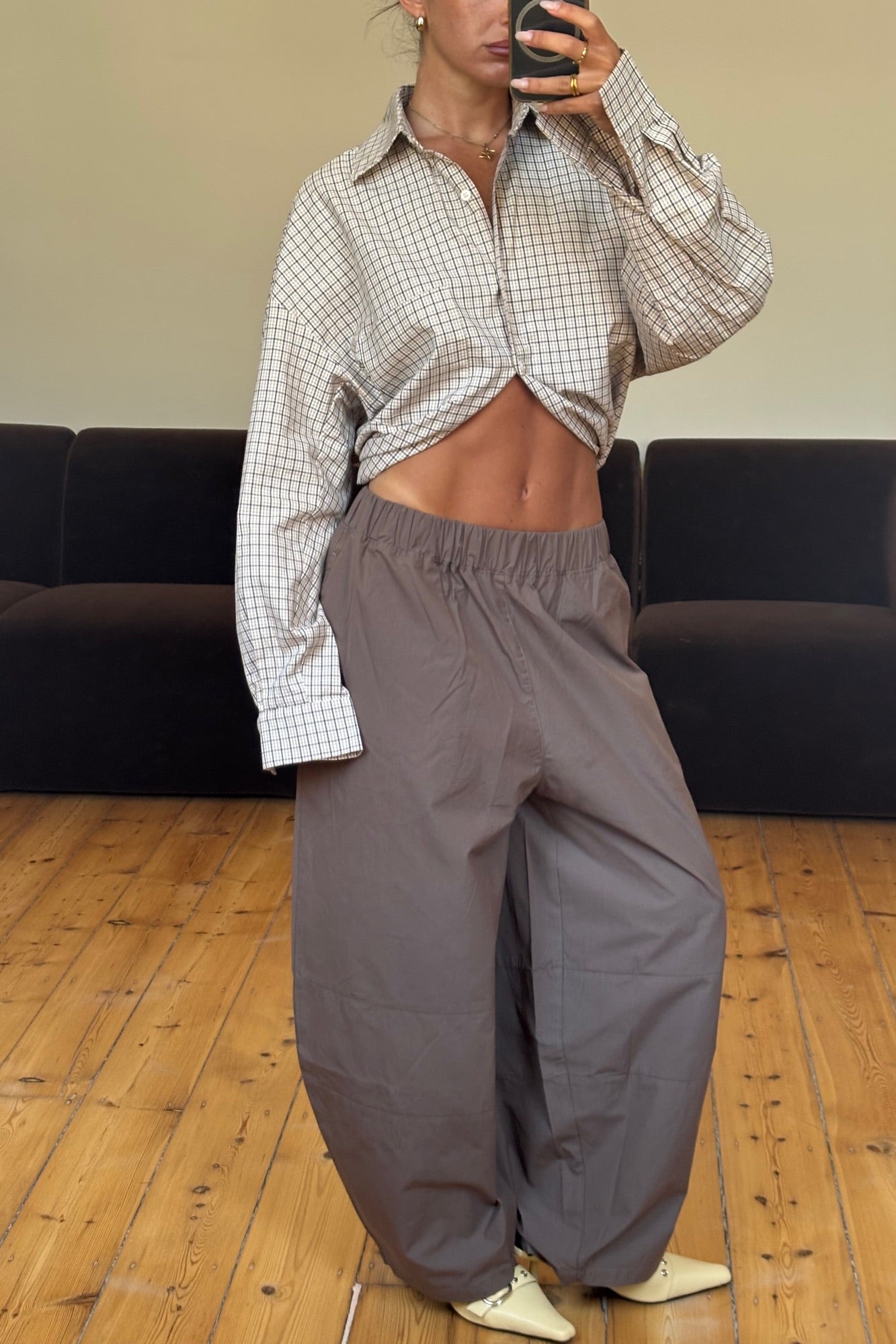 Unisex Julius Baggy Pant Mocha