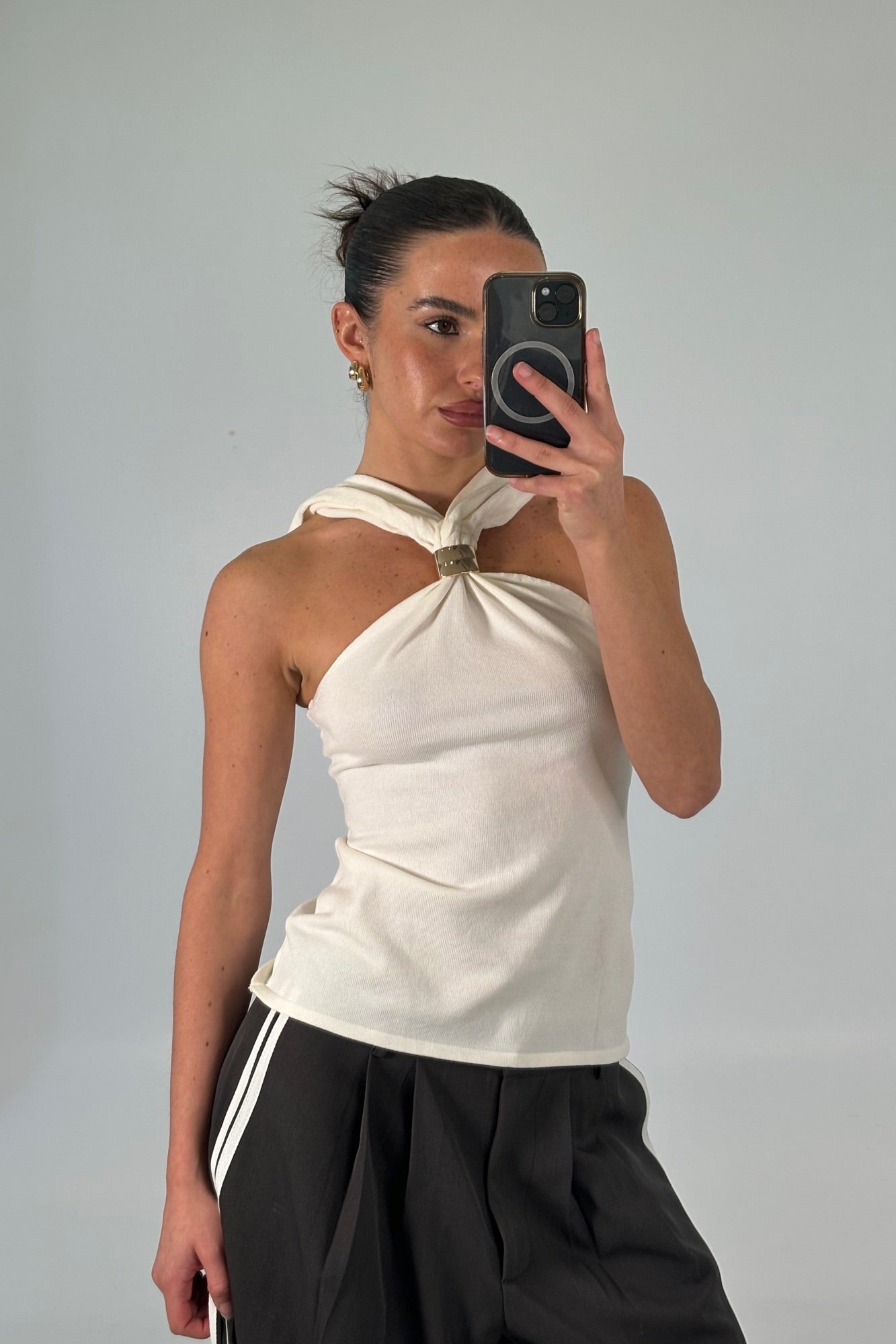 Cleo Top White