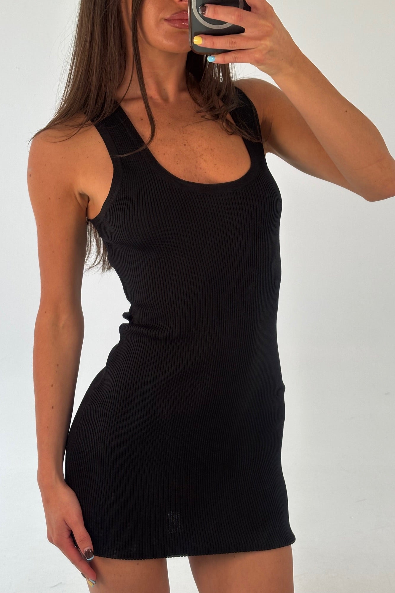 Nessie Mini Dress Black