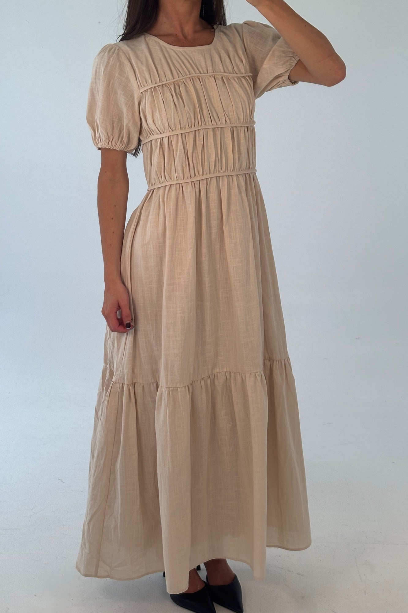 Gianna Maxi Dress Oat