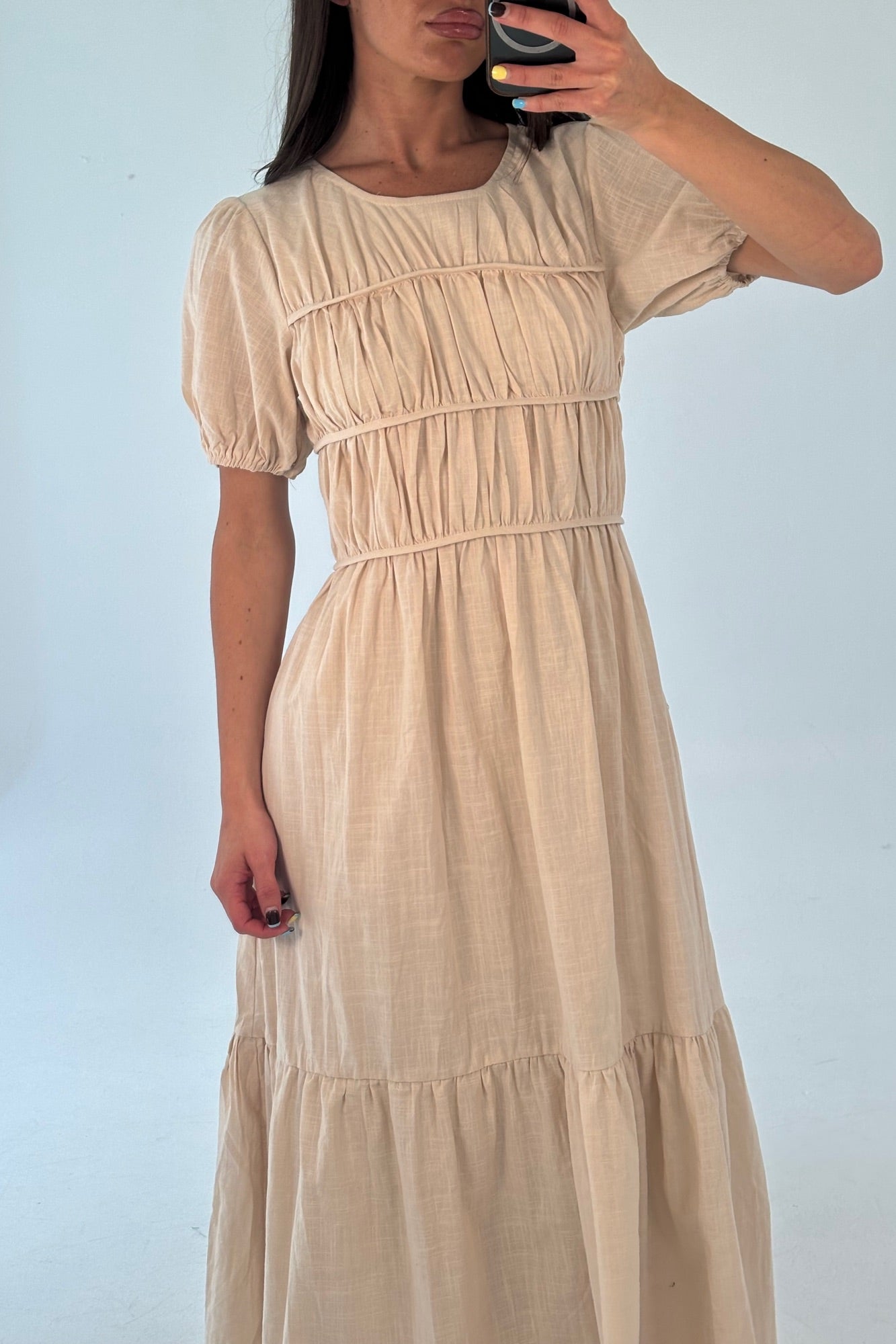 Gianna Maxi Dress Oat