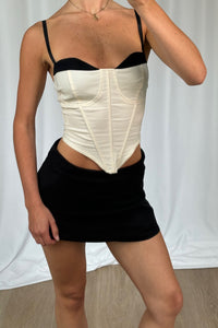 August Corset Top Ivory - FINAL SALE