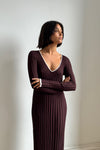 Margo Midi Dress Dark Choc