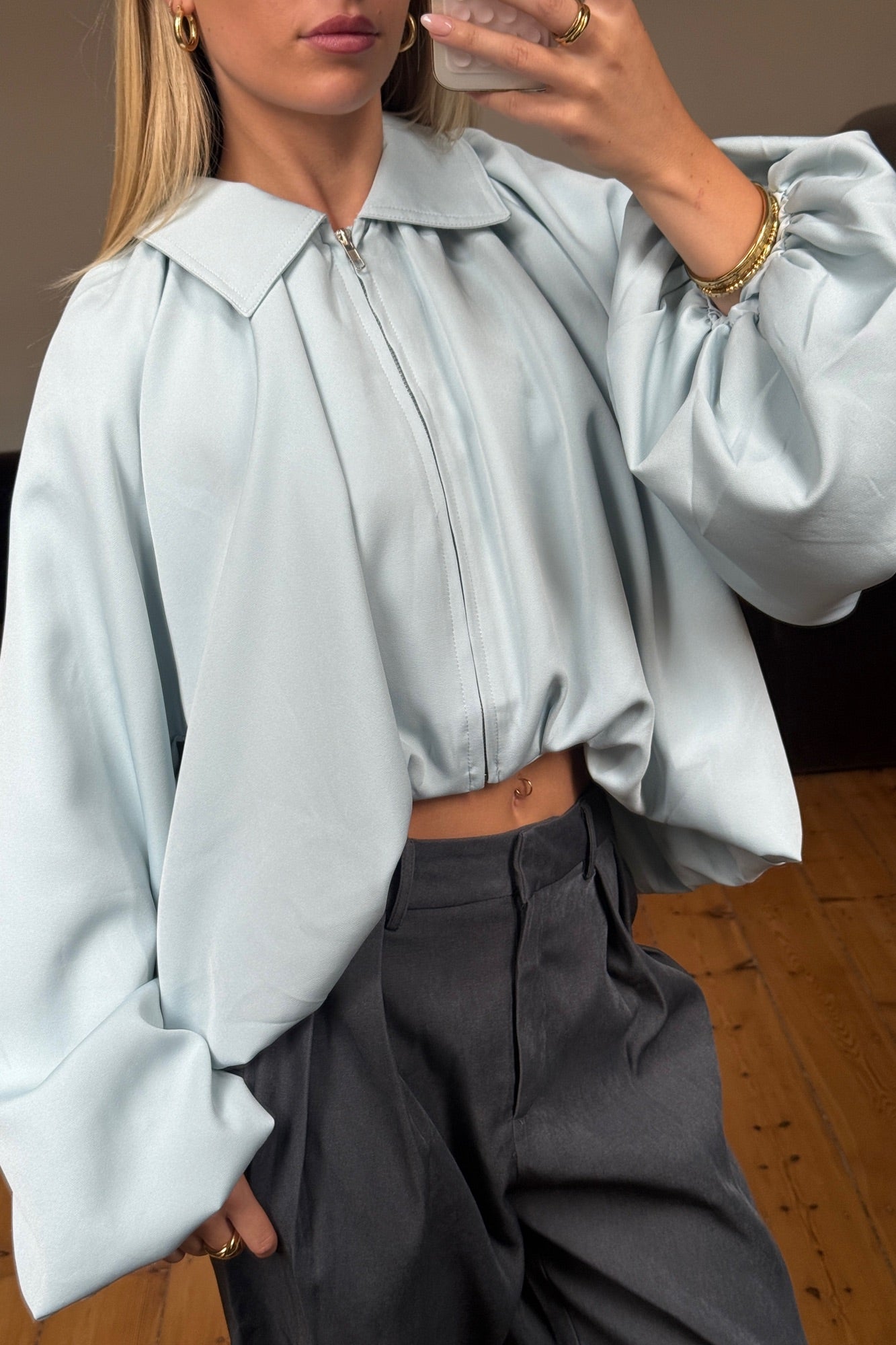 Alexis Jacket Dusty Blue