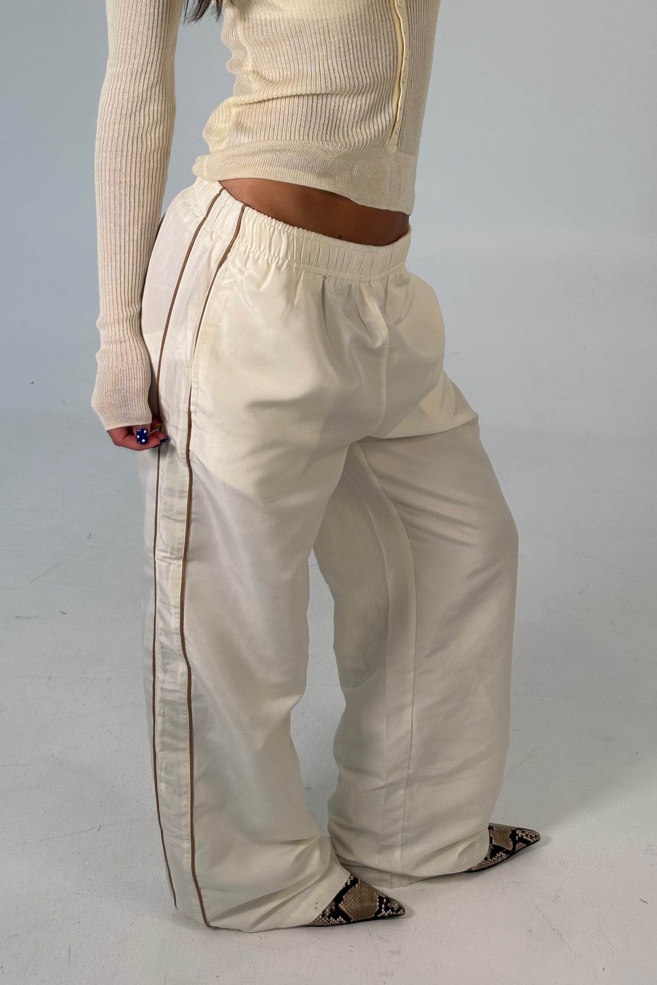 Carey Track Pant Cream