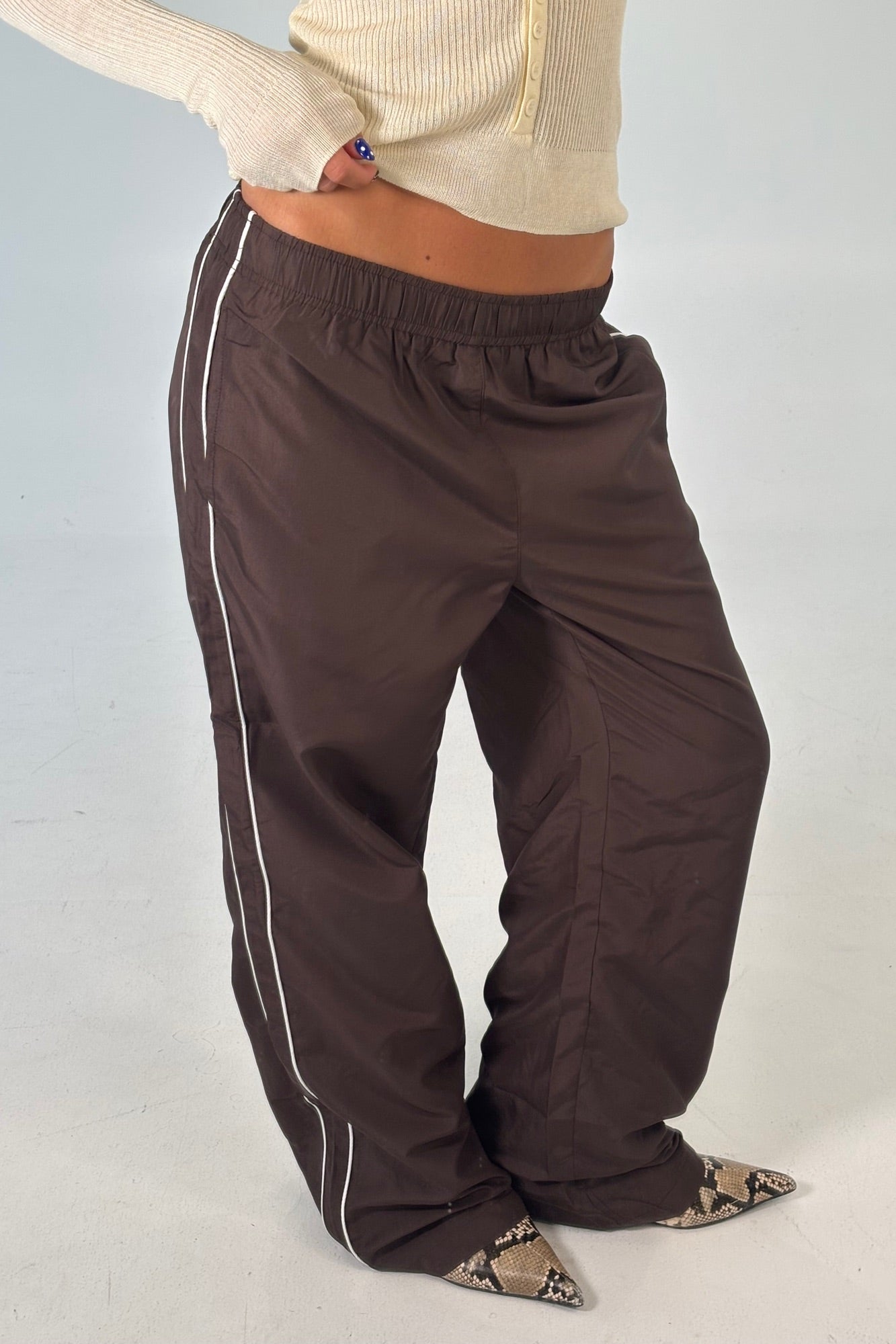 Carey Track Pant Chocolate