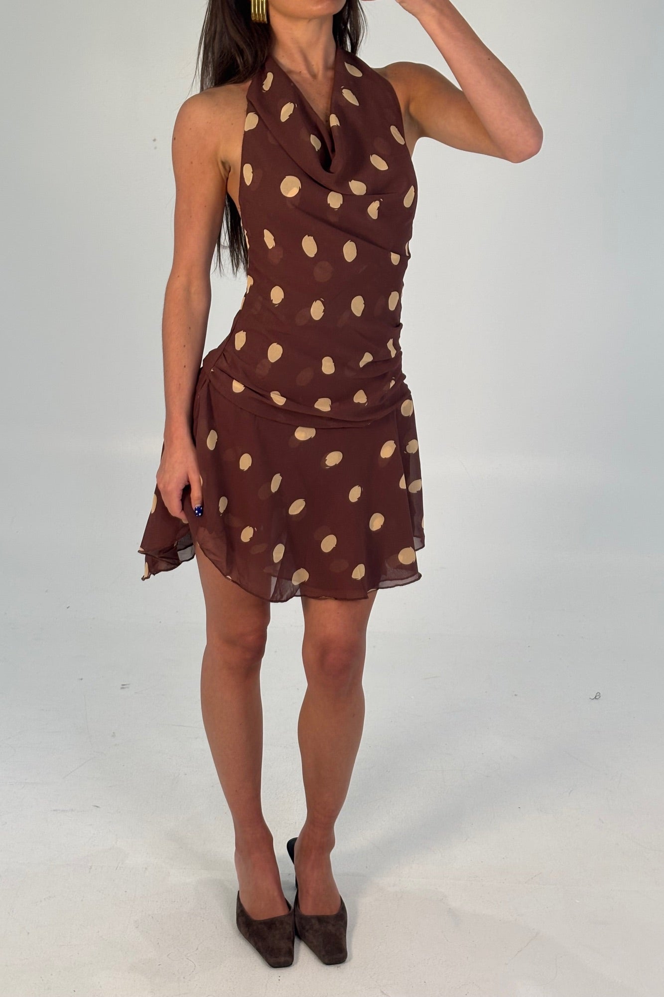 Ricky Mini Dress Chocolate