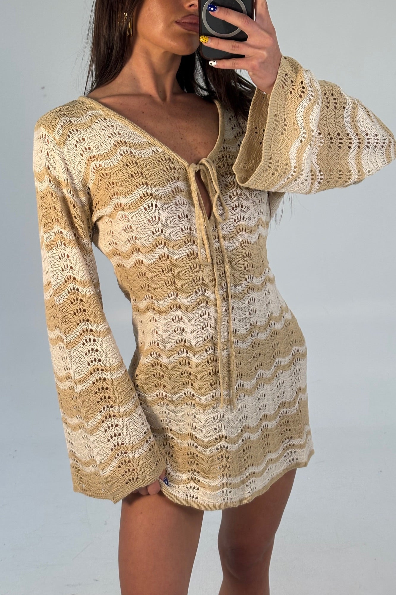 Aria Mini Dress Sand