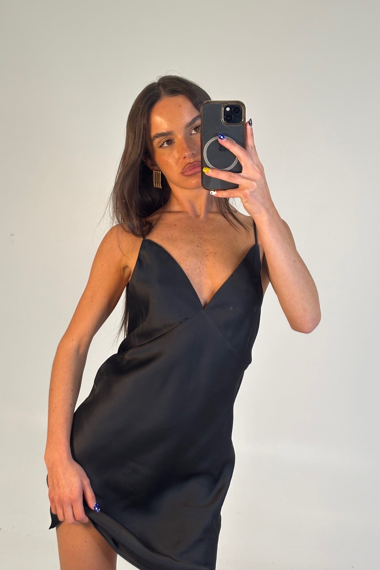 Belly Mini Dress Black