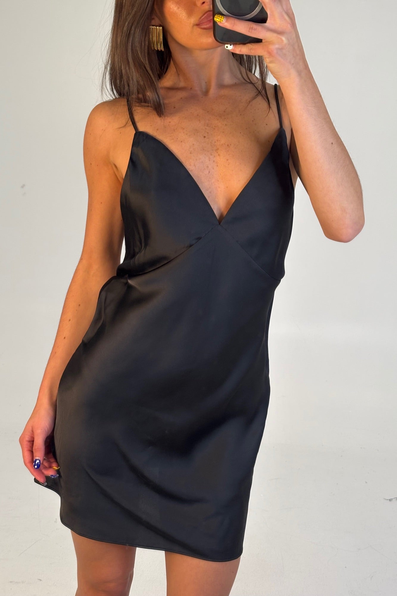 Belly Mini Dress Black