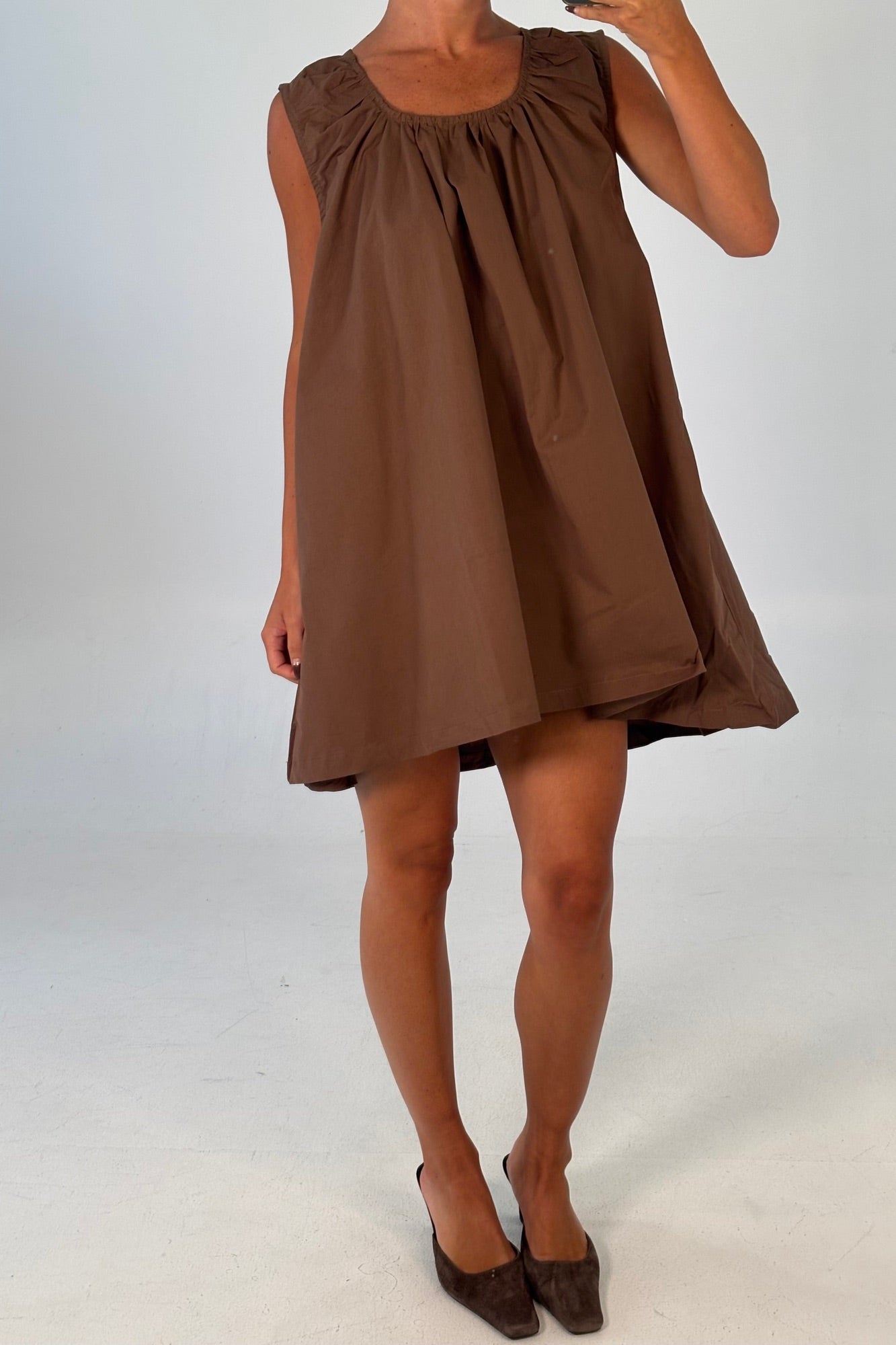 Miley Mini Dress Chocolate